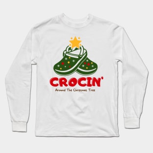 Crocin' Around The Christmas Tree Long Sleeve T-Shirt